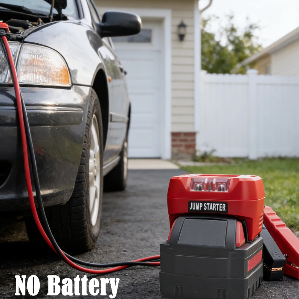 For DeWalt/Milwaukee/Makita/Bosch18V Lithium Battery Car Jump Starter Power Igniter Booster Cable Adapter Emergency Tool
For DeWalt/Milwaukee/Makita/Bosch18V Lithium Battery Car Jump Starter Power Igniter Booster Cable Adapter Emergency Tool