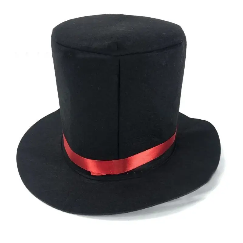 652F Black Top Hat Magician Top Hat Bowler Top Hat Halloween Hat 
652F Black Top Hat Magician Top Hat Bowler Top Hat Halloween Hat