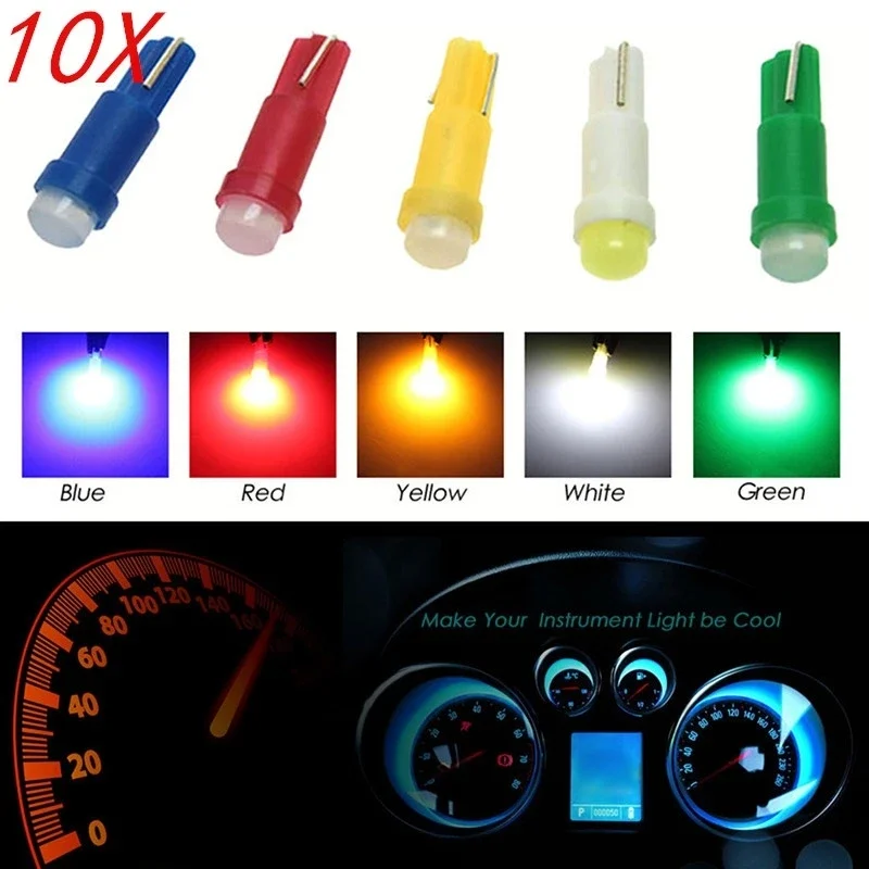 10pcs T5 1 LED SMD Ceramic Dashboard Gauge Instrument Car Auto Side Wedge Light Lamp
10pcs T5 1 LED SMD Ceramic Dashboard Gauge Instrument Car Auto Side Wedge Light Lamp