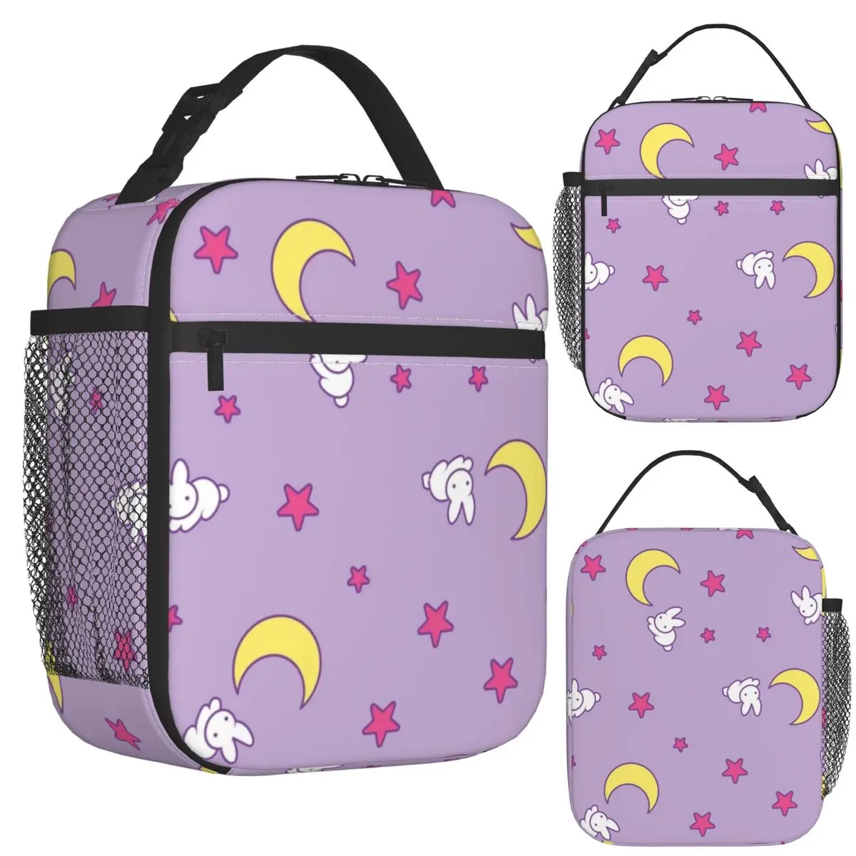 Sailor Moon Crescent Moon And Bunny Insulated Lunch Bag for School Picnic Storage Food Boxes Cooler Thermal Lunch Box Tote
Sailor Moon Crescent Moon And Bunny Insulated Lunch Bag for School Picnic Storage Food Boxes Cooler Thermal Lunch Box Tote
