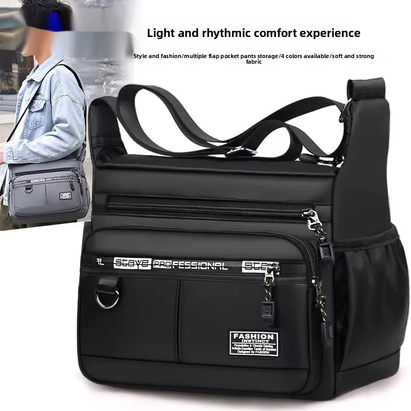 Мужская повседневная сумка через плечо из оксфордской ткани и нейлона большой вместимости ABENUOR Love Beige Noor
Мужская повседневная сумка через плечо из оксфордской ткани и нейлона большой вместимости ABENUOR Love Beige Noor