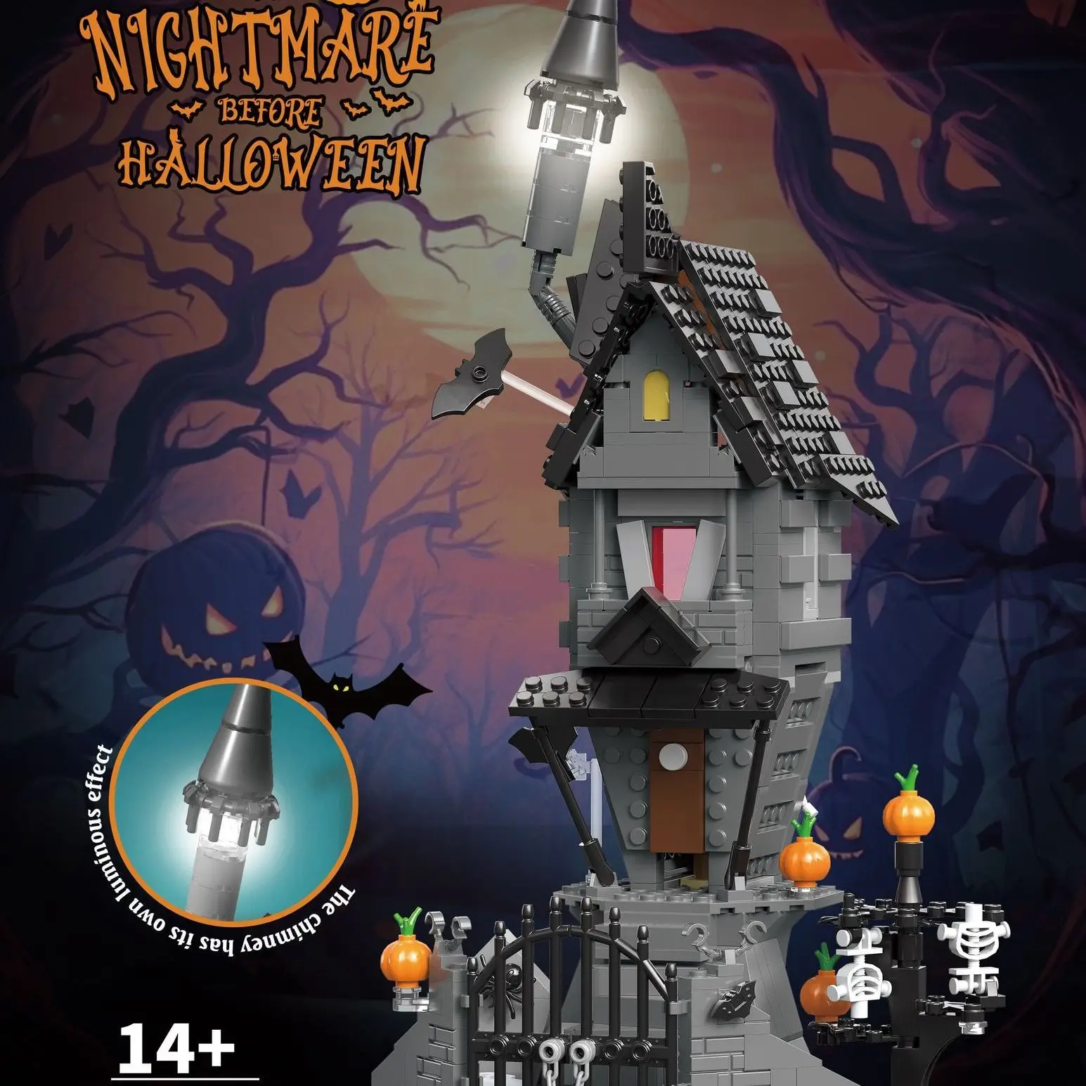 Night of Fear - Smart Building Blocks Puzzle Street Scene Toy Model Decoration Item Birthday Gift New Product
Night of Fear - Smart Building Blocks Puzzle Street Scene Toy Model Decoration Item Birthday Gift New Product