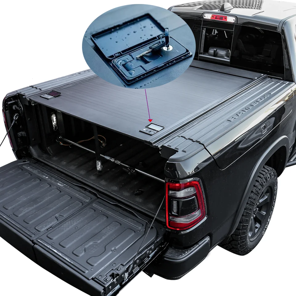 Roller Lid Shutter Pickup Truck Bed Cover Hard Aluminum Retractable Tonneau Cover for 2014-2024 Isuzu D-Max
Roller Lid Shutter Pickup Truck Bed Cover Hard Aluminum Retractable Tonneau Cover for 2014-2024 Isuzu D-Max