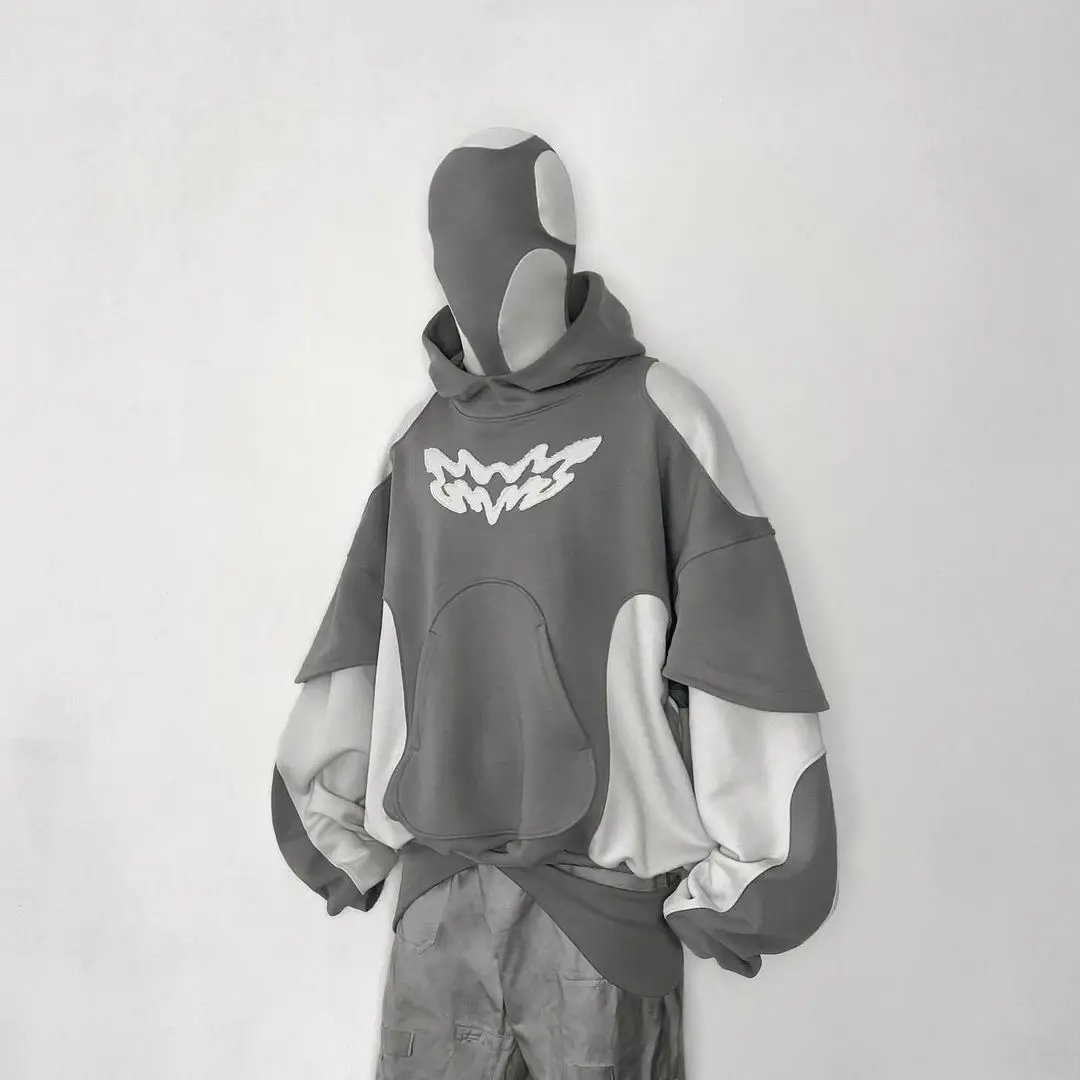 Autumn and Winter Fashion Y2K Gothic Hip Hop Personalized Splicing Loose Casual Sports Harajuku Hoodie Street Wear Hoodie
Autumn and Winter Fashion Y2K Gothic Hip Hop Personalized Splicing Loose Casual Sports Harajuku Hoodie Street Wear Hoodie