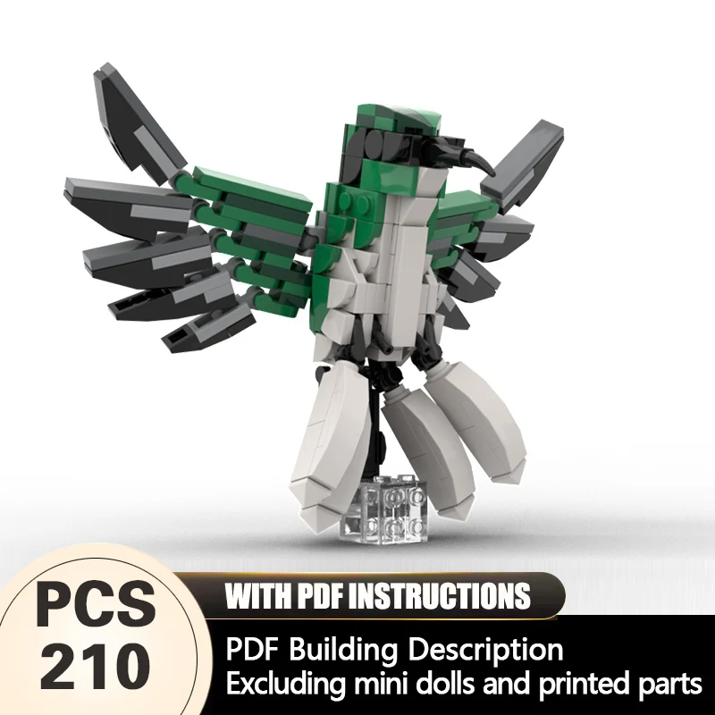Creators Animal Series Model MOC Building Bricks Black-Eared Fairy Hummingbird Modular Technology Gifts Holiday Assemble Toys
Creators Animal Series Model MOC Building Bricks Black-Eared Fairy Hummingbird Modular Technology Gifts Holiday Assemble Toys