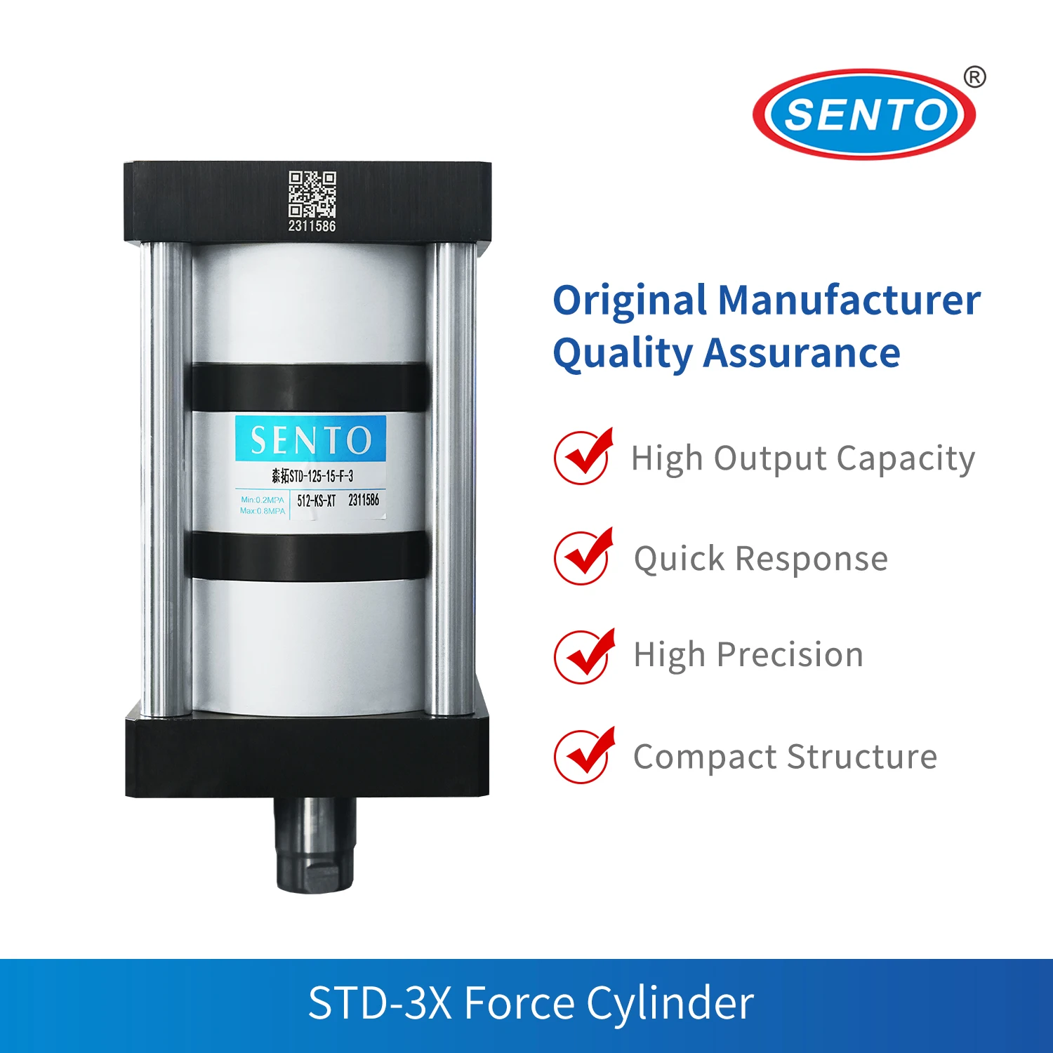 STD-125-15-F-3 Multi-fold Booster Cylinder, Pneumatic Hydraulic,Pneumatic Cylinder
STD-125-15-F-3 Multi-fold Booster Cylinder, Pneumatic Hydraulic,Pneumatic Cylinder