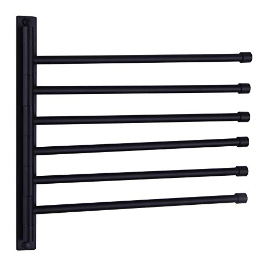 Swivel Hand Towel Bar Bathroom Swing Hanger Towel Rack Holder Matte Finish Wall Mounted 6-Arm
Swivel Hand Towel Bar Bathroom Swing Hanger Towel Rack Holder Matte Finish Wall Mounted 6-Arm