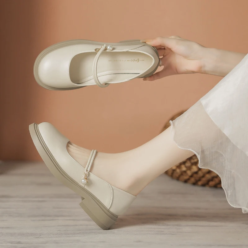 New Chinese-style shoes to match skirts, summer loafers, Mary Jane women's shoes, small leather shoes, women's French-style shal
New Chinese-style shoes to match skirts, summer loafers, Mary Jane women's shoes, small leather shoes, women's French-style shal