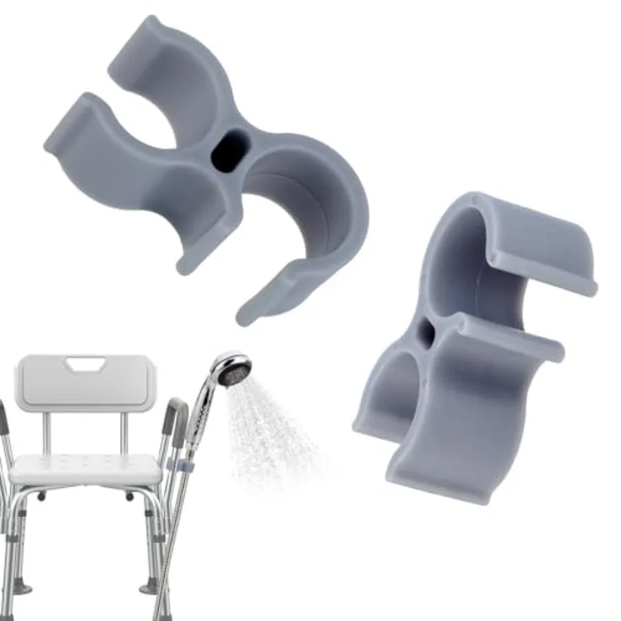 2pcs Shower Head Holder for Shower Chair, Bath Seat Shower Bracket Attachment Universal Hand Shower Hose Clip for Bath Stool Tu
2pcs Shower Head Holder for Shower Chair, Bath Seat Shower Bracket Attachment Universal Hand Shower Hose Clip for Bath Stool Tu
