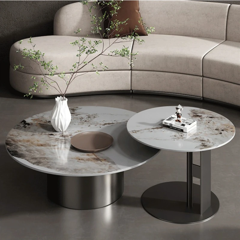 Coffee table combination living room small apartment light luxury model room apartment hotel round tea table
Coffee table combination living room small apartment light luxury model room apartment hotel round tea table
