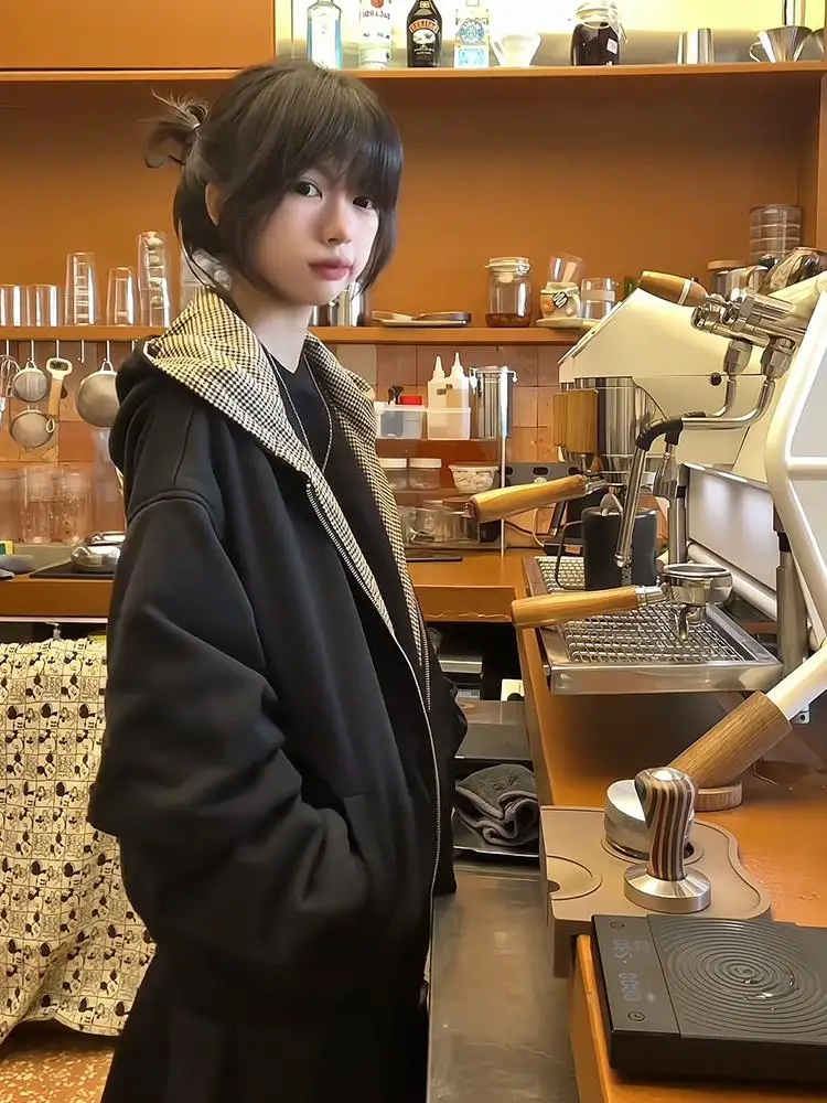 Ретро-кардиган в американском стиле с клетчатым узором, осенне-зимняя коллекция, модный бренд Haome, премиум-качество, короткий рукав, полиэстер.
Ретро-кардиган в американском стиле с клетчатым узором, осенне-зимняя коллекция, модный бренд Haome, премиум-качество, короткий рукав, полиэстер.