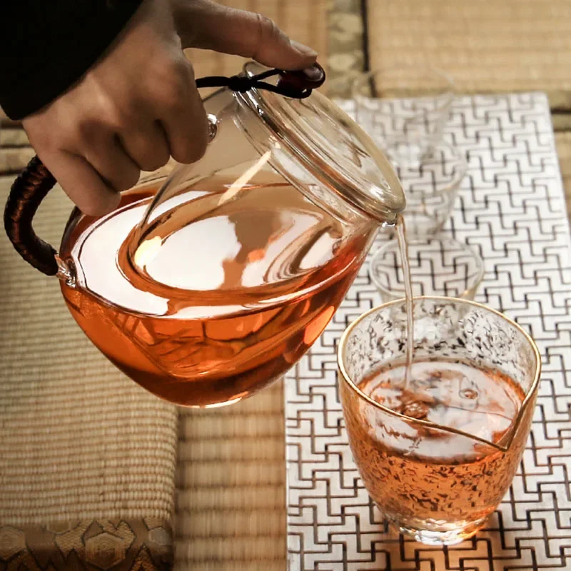 Kettle Travel Teapot Filter Household Honey Borosilicate Glass Teapot Handmade Jasmine Tea Glass Pitcher Kitchen Supplies
Kettle Travel Teapot Filter Household Honey Borosilicate Glass Teapot Handmade Jasmine Tea Glass Pitcher Kitchen Supplies