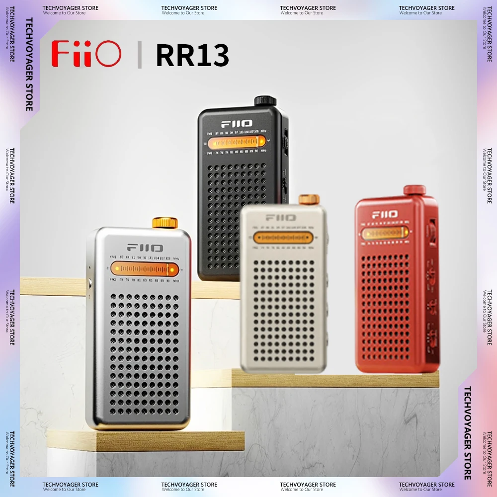 New FiiO RR13 Retro Portable FM Radio Wireless Bluetooth Audio Retro Player Speaker Earphone Dual Output Detachable Antenna Gift
New FiiO RR13 Retro Portable FM Radio Wireless Bluetooth Audio Retro Player Speaker Earphone Dual Output Detachable Antenna Gift