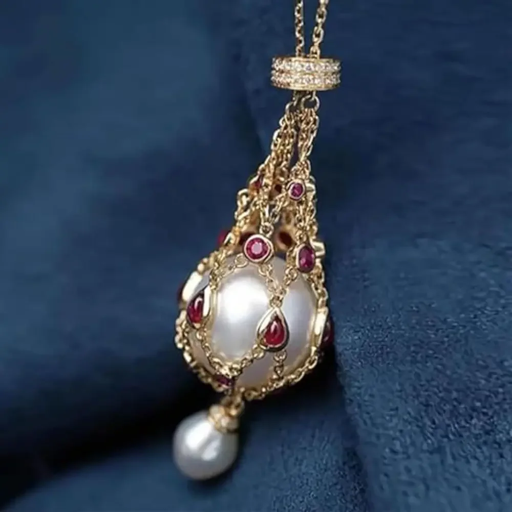 Metal Pearl Gemstone Lavalier Pendant Interchangeable Jewelry Gifts Crystal Holder Cage Necklace Adjustable Chain Necklaces
Metal Pearl Gemstone Lavalier Pendant Interchangeable Jewelry Gifts Crystal Holder Cage Necklace Adjustable Chain Necklaces
