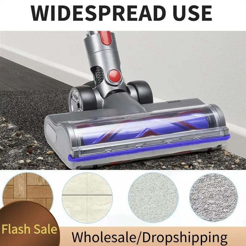 BAAD Quick-Release Direct Drive Brush Head Replacement For Dyson V7 V8 V10 V11 V15 For Hardwood Floor Carpets Attachment
BAAD Quick-Release Direct Drive Brush Head Replacement For Dyson V7 V8 V10 V11 V15 For Hardwood Floor Carpets Attachment
