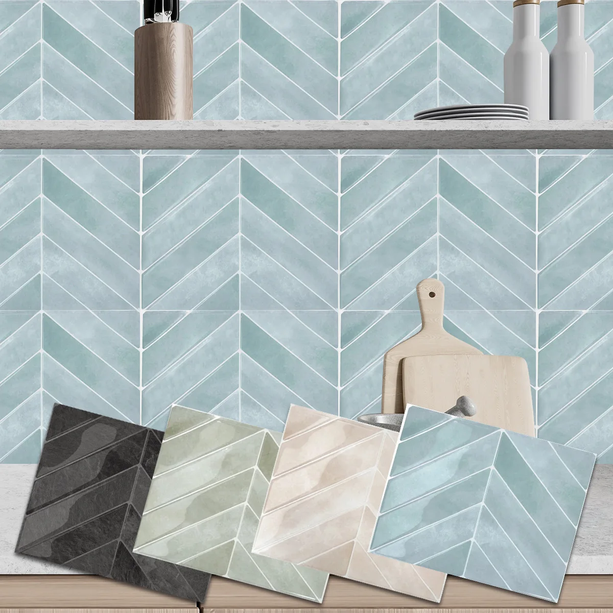 Peel & Stick Tile-Look Wall Panels, Waterproof Vinyl Decal for Kitchen Bathroom, Quick DIY
Peel & Stick Tile-Look Wall Panels, Waterproof Vinyl Decal for Kitchen Bathroom, Quick DIY