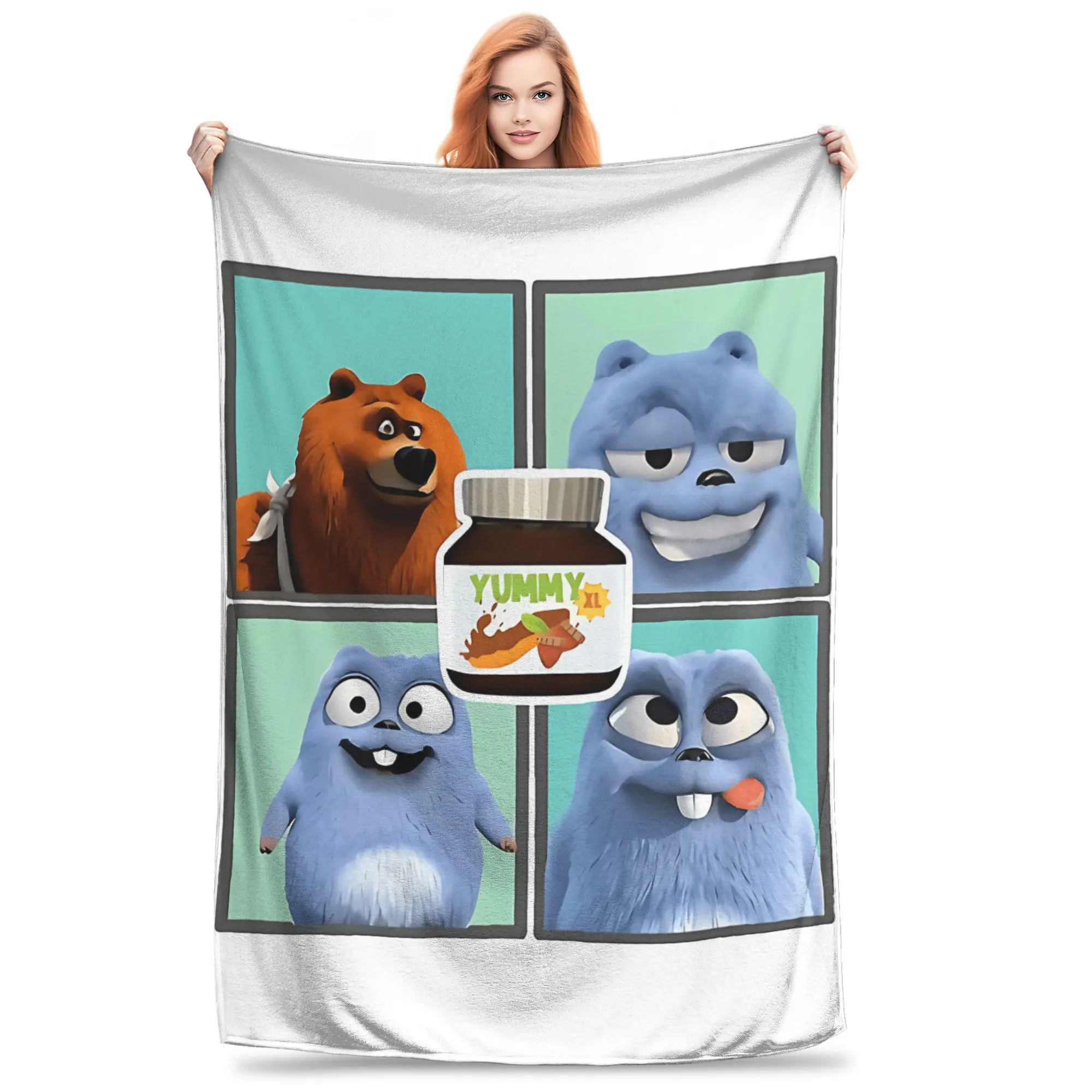 Grizzly and Lemmings Survival Journeys Super Soft Blankets Boy Girl Street Trend Home Decor Flannel Bedspread Sofa Bed Cover
Grizzly and Lemmings Survival Journeys Super Soft Blankets Boy Girl Street Trend Home Decor Flannel Bedspread Sofa Bed Cover