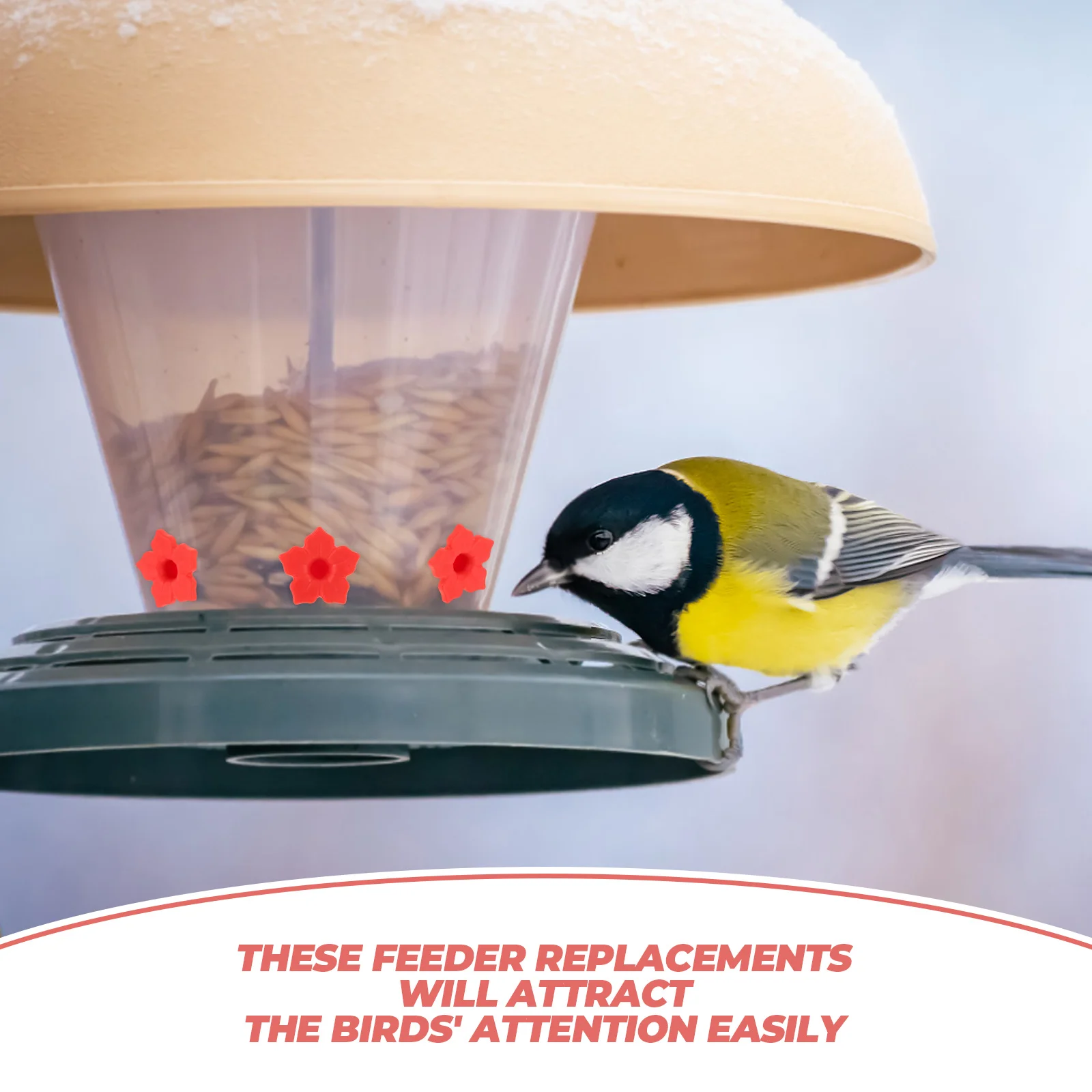 10pcs Yellow Flowers Accessories for Hummingbird Feeder Replacement Durable Bird Feeding Tools Outdoor Pet Supplies
10pcs Yellow Flowers Accessories for Hummingbird Feeder Replacement Durable Bird Feeding Tools Outdoor Pet Supplies