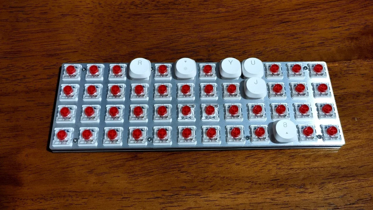 P48SR Low Profile Keyboard Custom Wired Single-mode RGB 1U 48keys QMK Keyboard VIAL Aluminum Sandwich Official Keyboard
P48SR Low Profile Keyboard Custom Wired Single-mode RGB 1U 48keys QMK Keyboard VIAL Aluminum Sandwich Official Keyboard