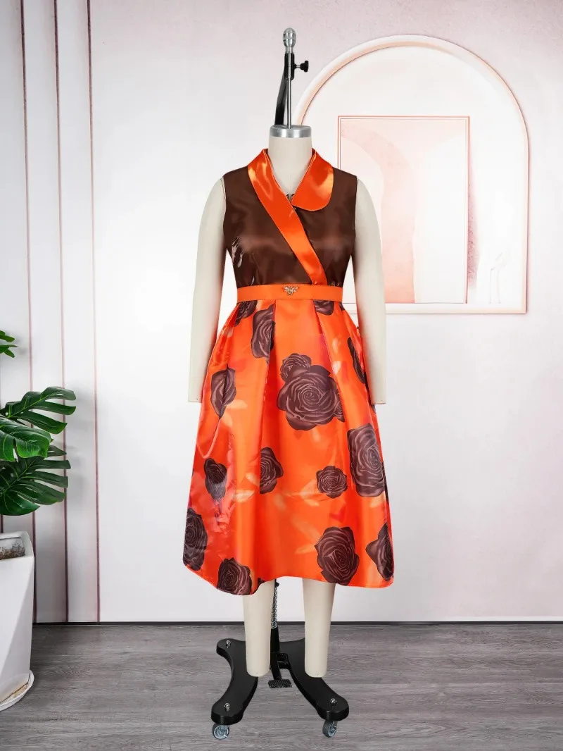 Elegant African Dashiki Ankara Print Sleeveless Evening Gown Long Robe Dress for Women Perfect for Turkey Birthday Party
Elegant African Dashiki Ankara Print Sleeveless Evening Gown Long Robe Dress for Women Perfect for Turkey Birthday Party