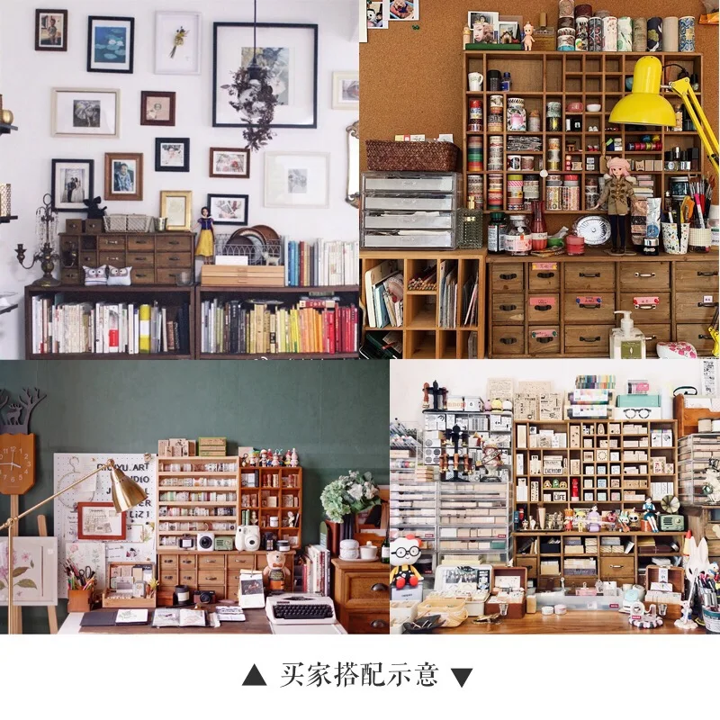 Furniture for small-sized apartments Desktop Hand Account Seal Storage Box Wooden Small Drawer Vintage Storage Cabinet Shelf
Furniture for small-sized apartments Desktop Hand Account Seal Storage Box Wooden Small Drawer Vintage Storage Cabinet Shelf