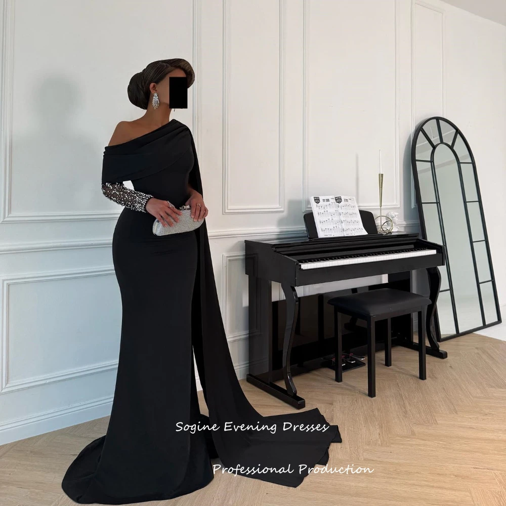 Crepe Off Shoulder Evening Dresses For Women Crystal-Embellished Floor-Length فساتين سهرة Slim Fit Mermaid Платье На Выпускной
Crepe Off Shoulder Evening Dresses For Women Crystal-Embellished Floor-Length فساتين سهرة Slim Fit Mermaid Платье На Выпускной