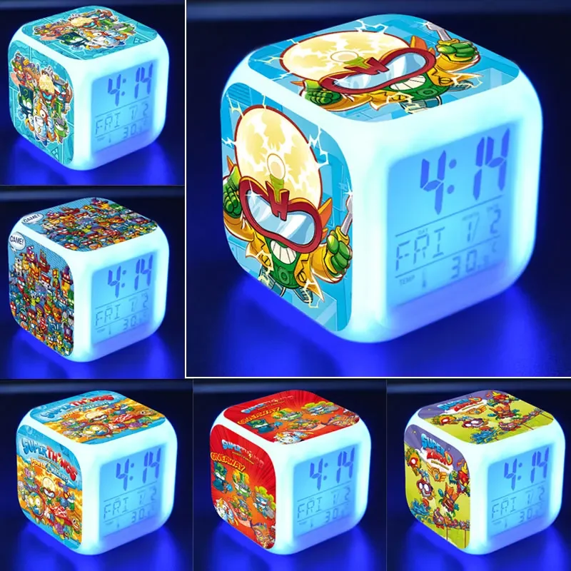 Superzings Series LED Color Alarm Clock SuperThings Light with Temperature Multi-function Children's Alarm Clock Kids LED Clock
Superzings Series LED Color Alarm Clock SuperThings Light with Temperature Multi-function Children's Alarm Clock Kids LED Clock