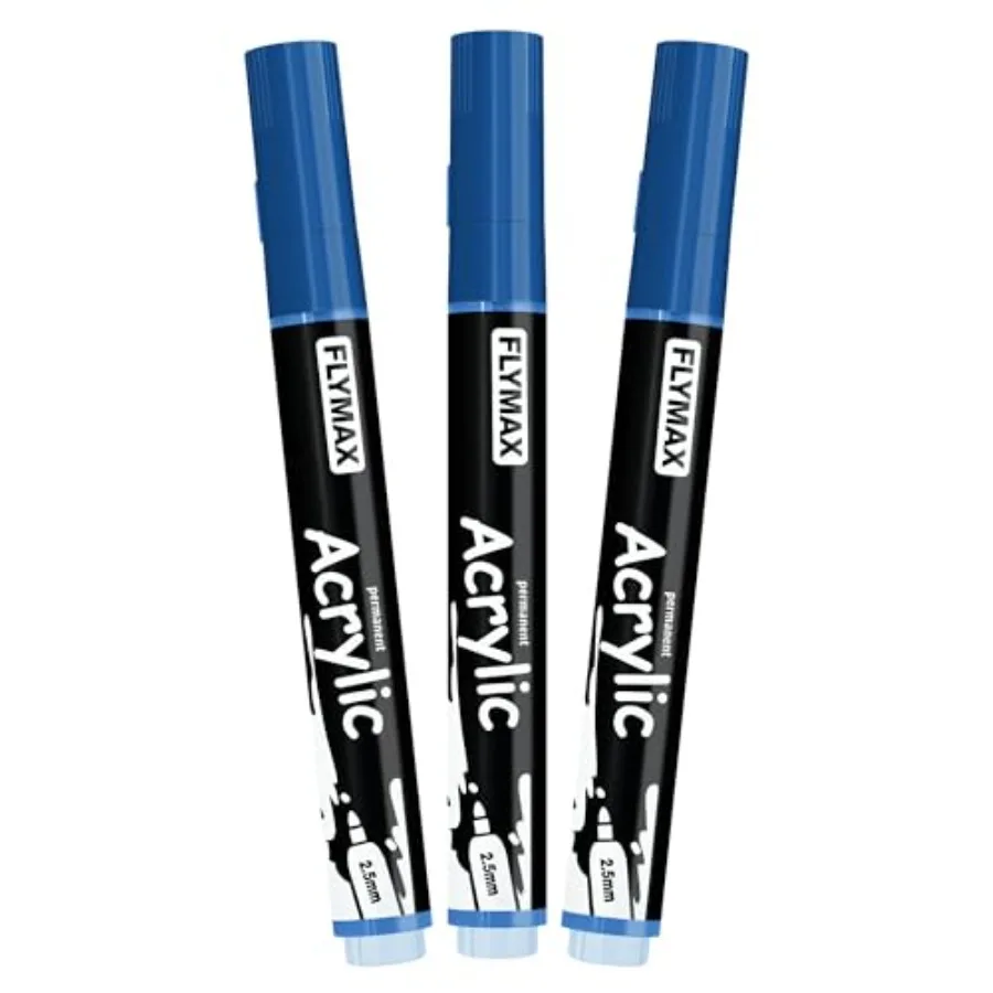 Marker Paint Pens - Permanent Marker Pens Acrylic Paint Water-Based 2.5mm Medium Tip Waterproof Quick-Drying 3 in 1Pack
Marker Paint Pens - Permanent Marker Pens Acrylic Paint Water-Based 2.5mm Medium Tip Waterproof Quick-Drying 3 in 1Pack