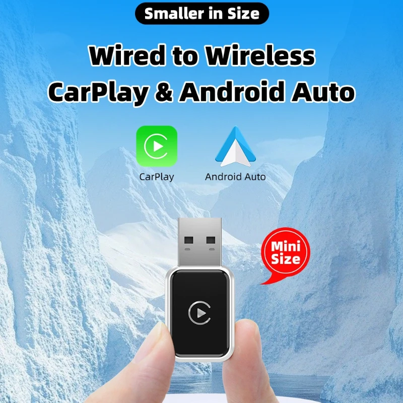 2 in 1 Wired To Wireless CarPlay Android Auto Adapter for OEM Car Stereo with USB Dongle Mini Box Plug and Play Bluetooth
2 in 1 Wired To Wireless CarPlay Android Auto Adapter for OEM Car Stereo with USB Dongle Mini Box Plug and Play Bluetooth