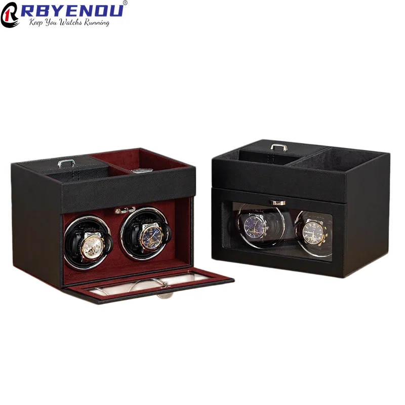 Multifunctional Watch Winder Jewelry Storage Case Display Double Slot Box with Light with Sundries Sorting Slot Vertical Motor
Multifunctional Watch Winder Jewelry Storage Case Display Double Slot Box with Light with Sundries Sorting Slot Vertical Motor