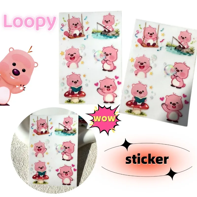 Loopy Pink Transfer 3D Stickers Beaver Waterproof Cartoon Stickers for Phone, Tablet, Water Bottle, Computer, Car Decoration
Loopy Pink Transfer 3D Stickers Beaver Waterproof Cartoon Stickers for Phone, Tablet, Water Bottle, Computer, Car Decoration