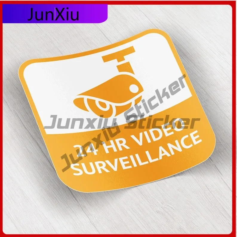 24 Hours Video Surveillance Security Sign Vinyl Sticker Truck Pickup Camper Car Body Bumper Decal Scratch-proof Exterior Auto Rv
24 Hours Video Surveillance Security Sign Vinyl Sticker Truck Pickup Camper Car Body Bumper Decal Scratch-proof Exterior Auto Rv