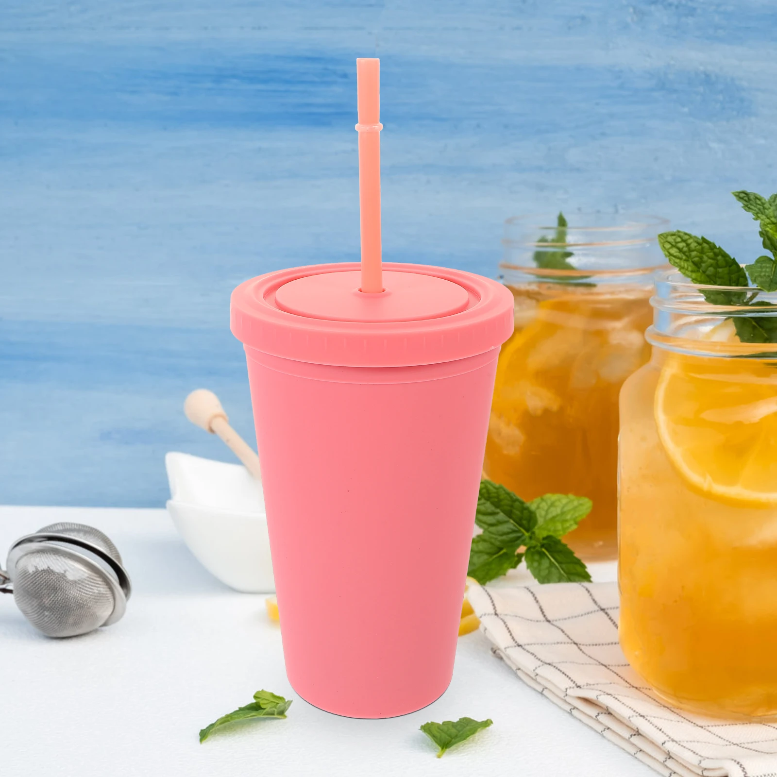 4pcs Reusable Juice With Straws Leakproof Portable Beverage Thickened Cold Drink Household Tea Cups Multi-Function Insulated
4pcs Reusable Juice With Straws Leakproof Portable Beverage Thickened Cold Drink Household Tea Cups Multi-Function Insulated