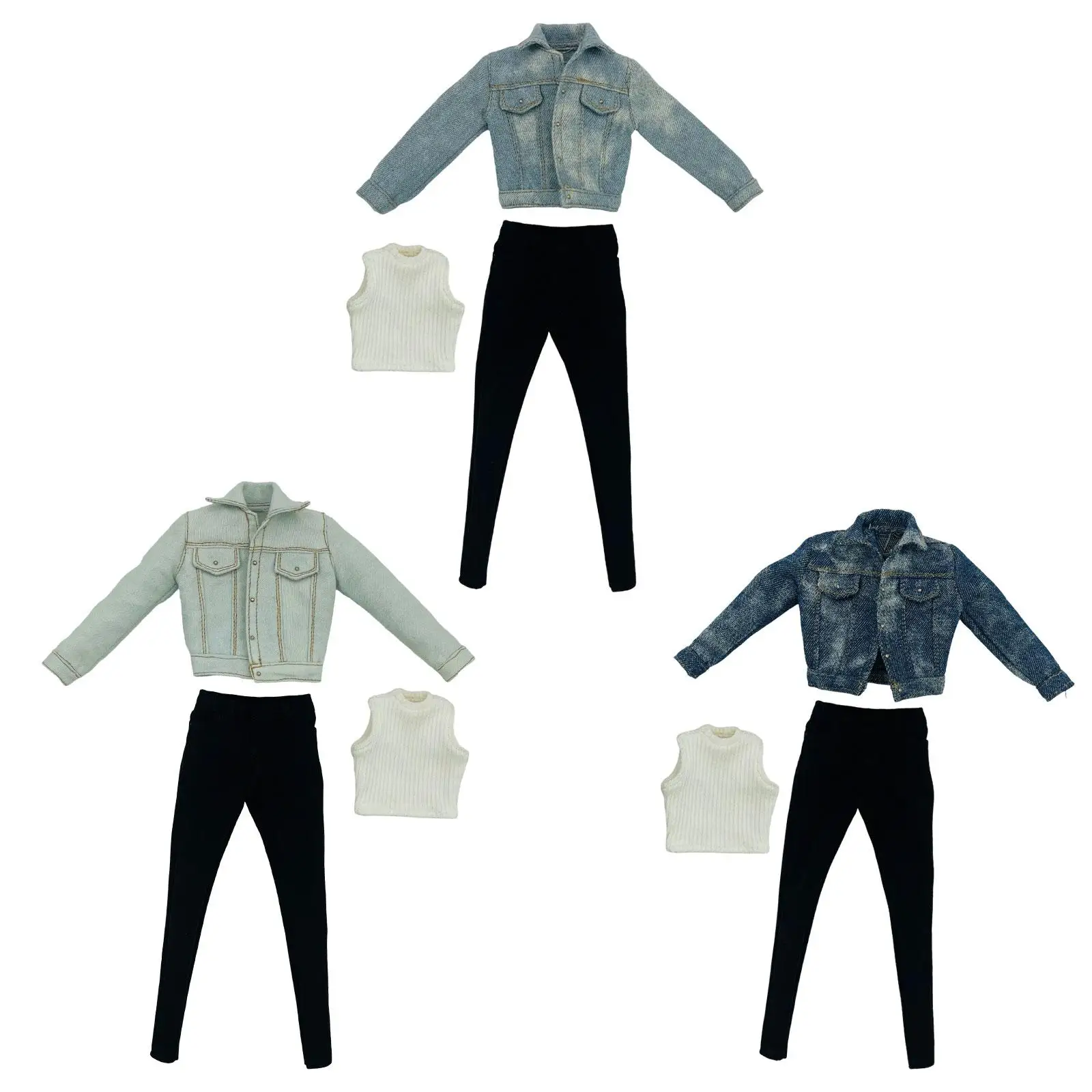 1:6 Female Jean Jacket Button Down Fitted Denim Jacket Mini Doll Casual Clothes for 12inch BJD Doll Figure Dress up Accessory
1:6 Female Jean Jacket Button Down Fitted Denim Jacket Mini Doll Casual Clothes for 12inch BJD Doll Figure Dress up Accessory