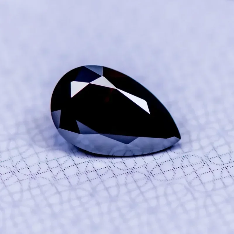 Wholesale Moissanite Stone Black Primary Color Pear Cut Gemstone Lab Grown Diamond For DIY Charms Jewelry Making Materials With
Wholesale Moissanite Stone Black Primary Color Pear Cut Gemstone Lab Grown Diamond For DIY Charms Jewelry Making Materials With