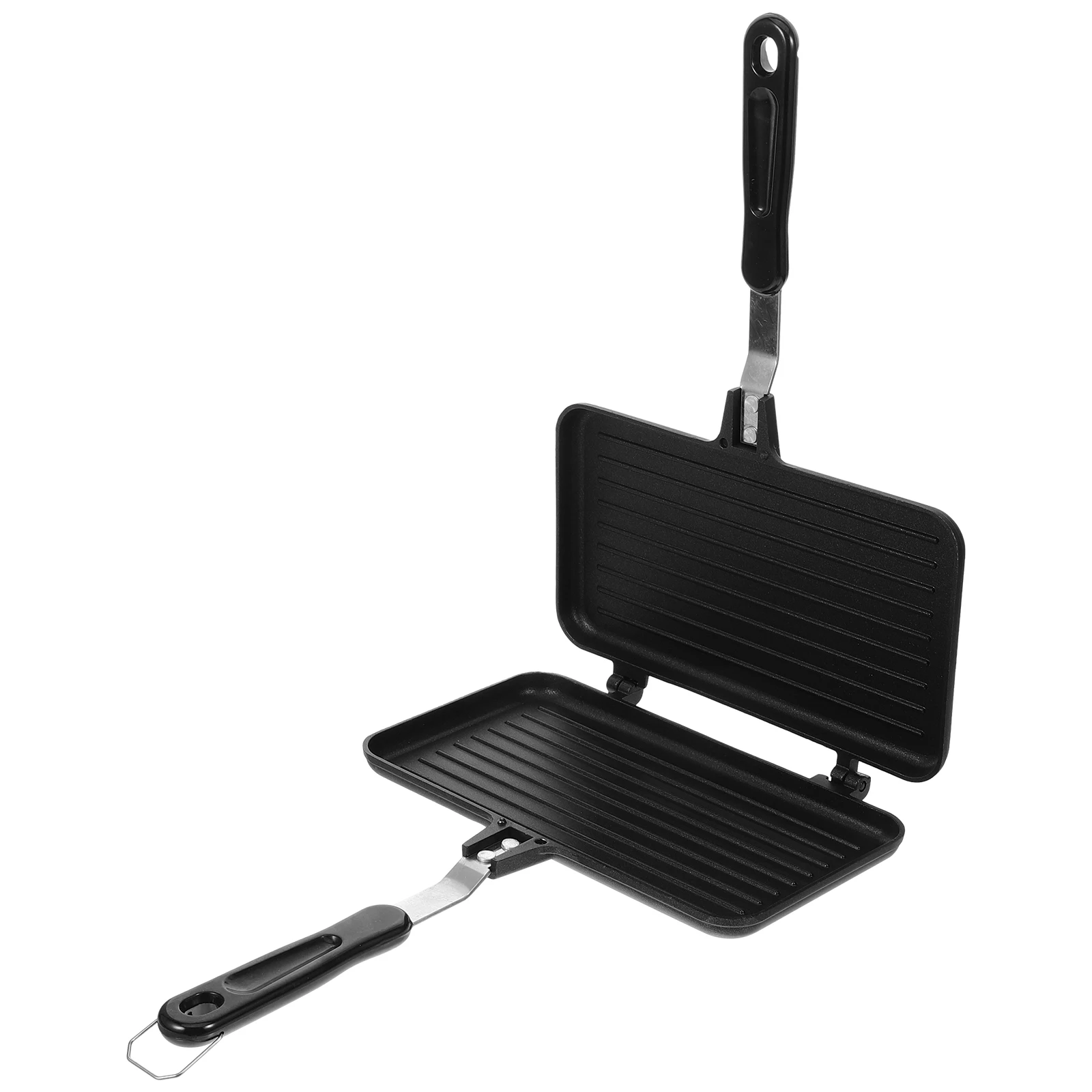 1pc Non-Stick Sandwich Pan Double Sided Breakfast Maker Toasted Egg Cooker Grill Baking Tool Kitchen Appliance Gas Compatible
1pc Non-Stick Sandwich Pan Double Sided Breakfast Maker Toasted Egg Cooker Grill Baking Tool Kitchen Appliance Gas Compatible