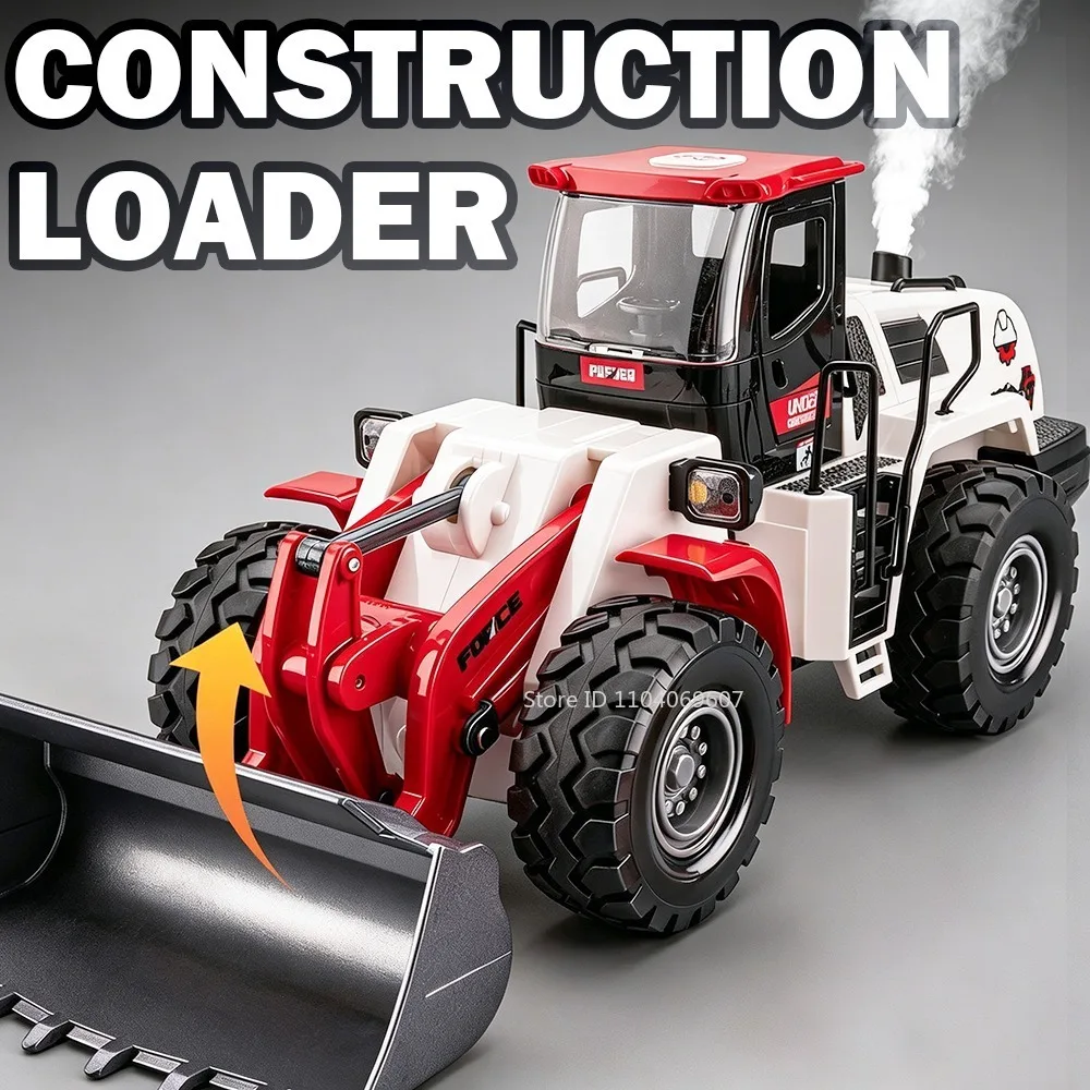 1:32 Toy Model Construction Loader Fire Engine Truck Metal Diecast Spray Engineering Vehicle Sound Light Boy Educational Toys
1:32 Toy Model Construction Loader Fire Engine Truck Metal Diecast Spray Engineering Vehicle Sound Light Boy Educational Toys