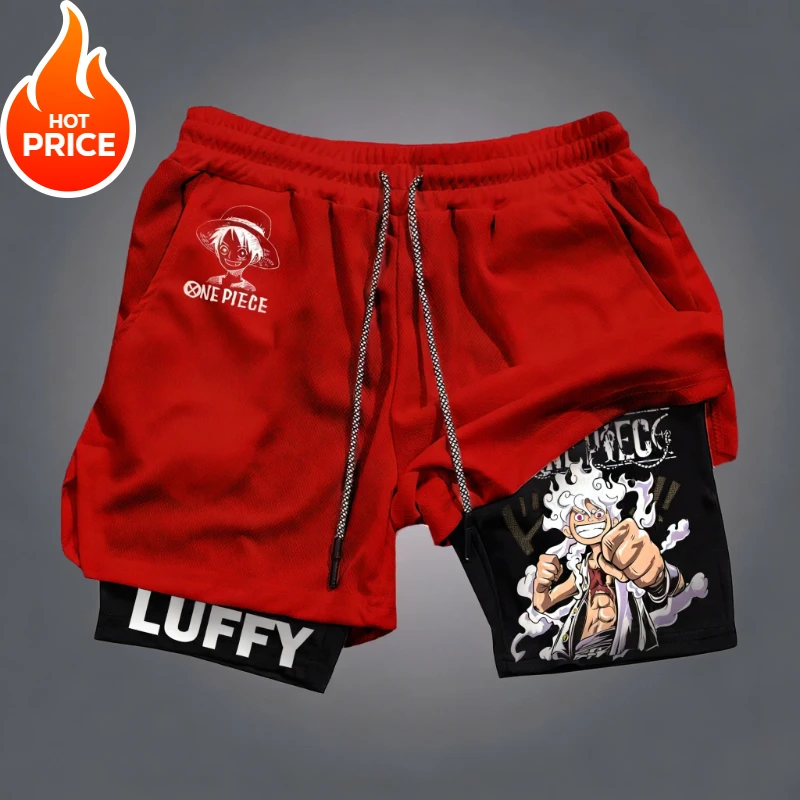 One Piece Luffy 2026 Summer Men New 2026 Double-Layer Replica Two-Piece Loose-Fit Training Running Shorts Casual Pants Bottom
One Piece Luffy 2026 Summer Men New 2026 Double-Layer Replica Two-Piece Loose-Fit Training Running Shorts Casual Pants Bottom