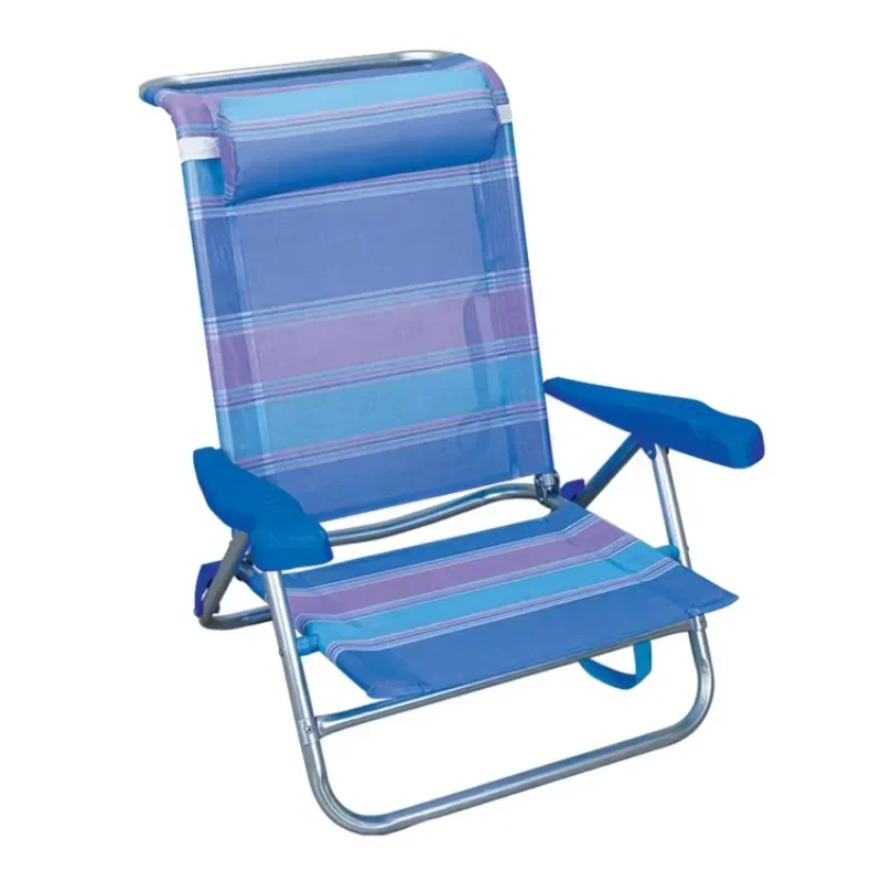 Adjustable recliner armrest folding aluminum sea beach chair folding with pillow
Adjustable recliner armrest folding aluminum sea beach chair folding with pillow