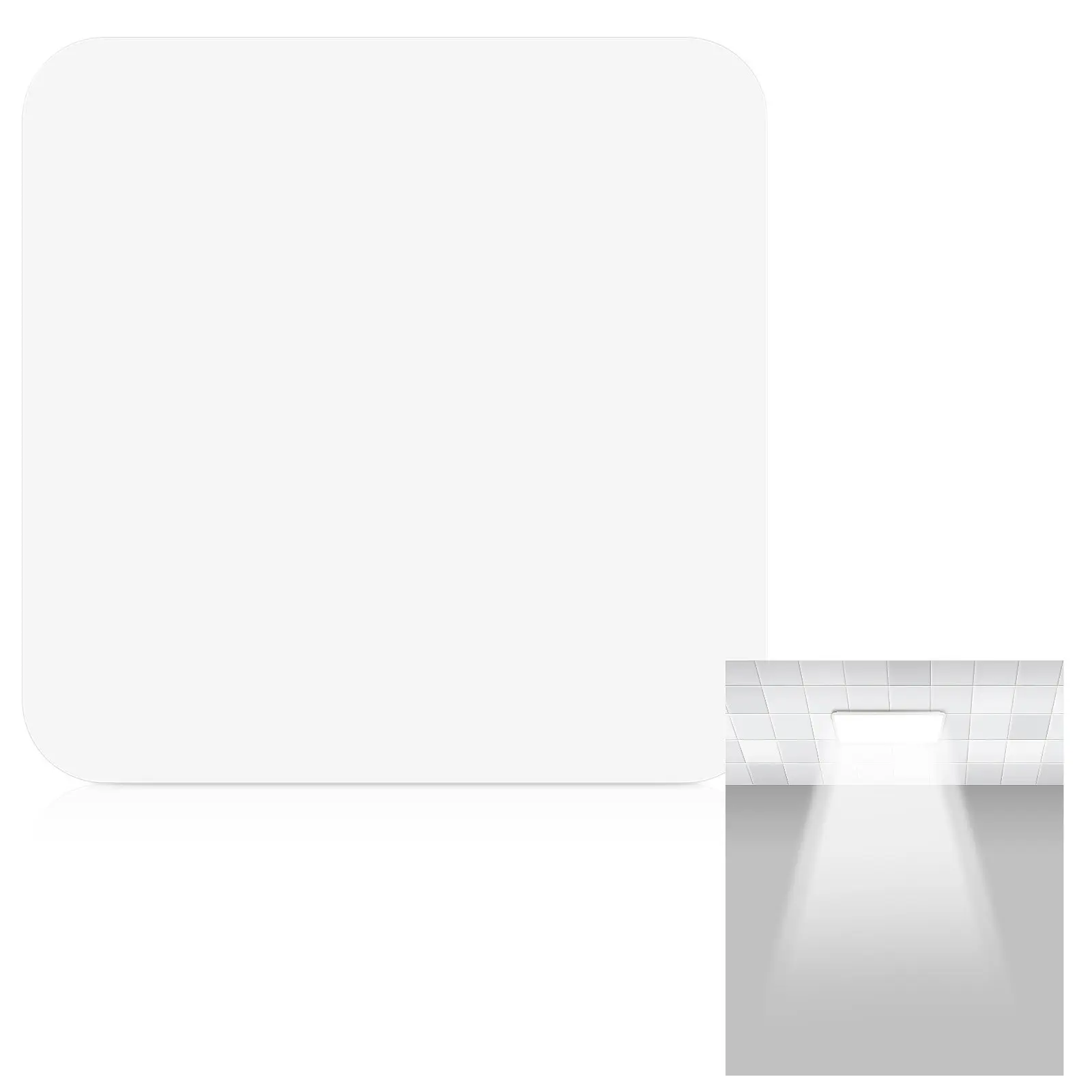 Lamp Diffuser Sheet Square Acrylic Ceiling Diffuser Cover for Chandelier Fixture Soft Even Illumination Elegant Iron Art
Lamp Diffuser Sheet Square Acrylic Ceiling Diffuser Cover for Chandelier Fixture Soft Even Illumination Elegant Iron Art