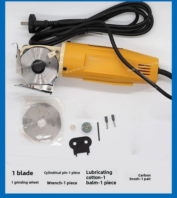 Professional Electric Round Knife Cutting Machine Handheld 70A for Fabric Leather Garment Tailoring
Professional Electric Round Knife Cutting Machine Handheld 70A for Fabric Leather Garment Tailoring