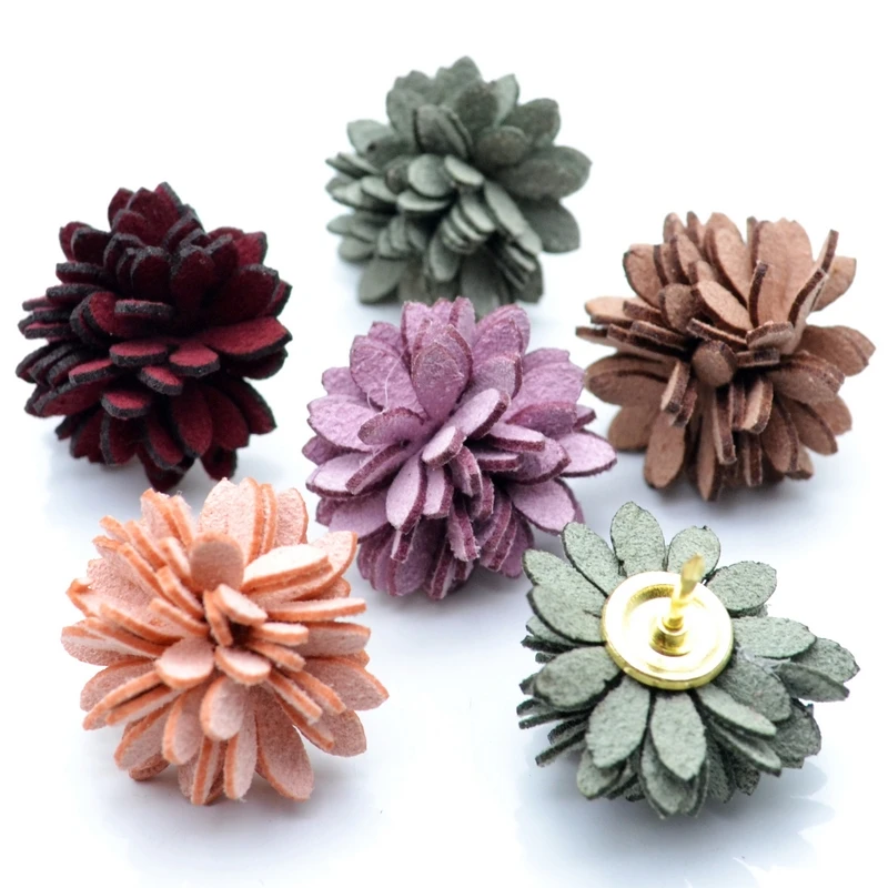 5 Pcs Leather Small Daisy Flowers Thumbtack Push Pin Creative Cork Big Head Pushpins Thumb Tack Pin Decoration PushPin
5 Pcs Leather Small Daisy Flowers Thumbtack Push Pin Creative Cork Big Head Pushpins Thumb Tack Pin Decoration PushPin