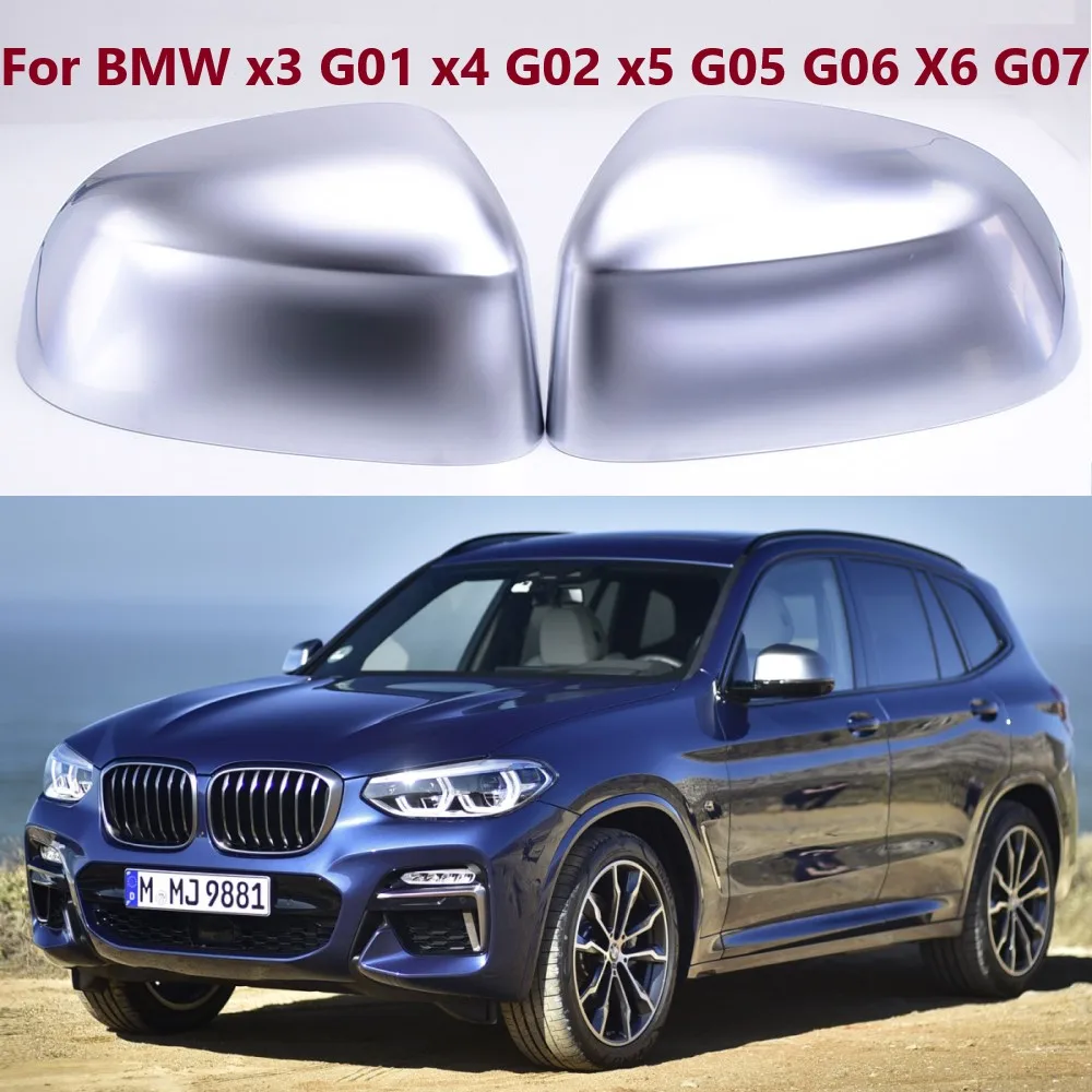 2PCS Matte Silver Car Rear View Side Mirror Cover Caps Shell For BMW x3 G01 x4 G02 x5 G05 G06 X6 G07 X7 2018 2019 2020 2021 2022
2PCS Matte Silver Car Rear View Side Mirror Cover Caps Shell For BMW x3 G01 x4 G02 x5 G05 G06 X6 G07 X7 2018 2019 2020 2021 2022