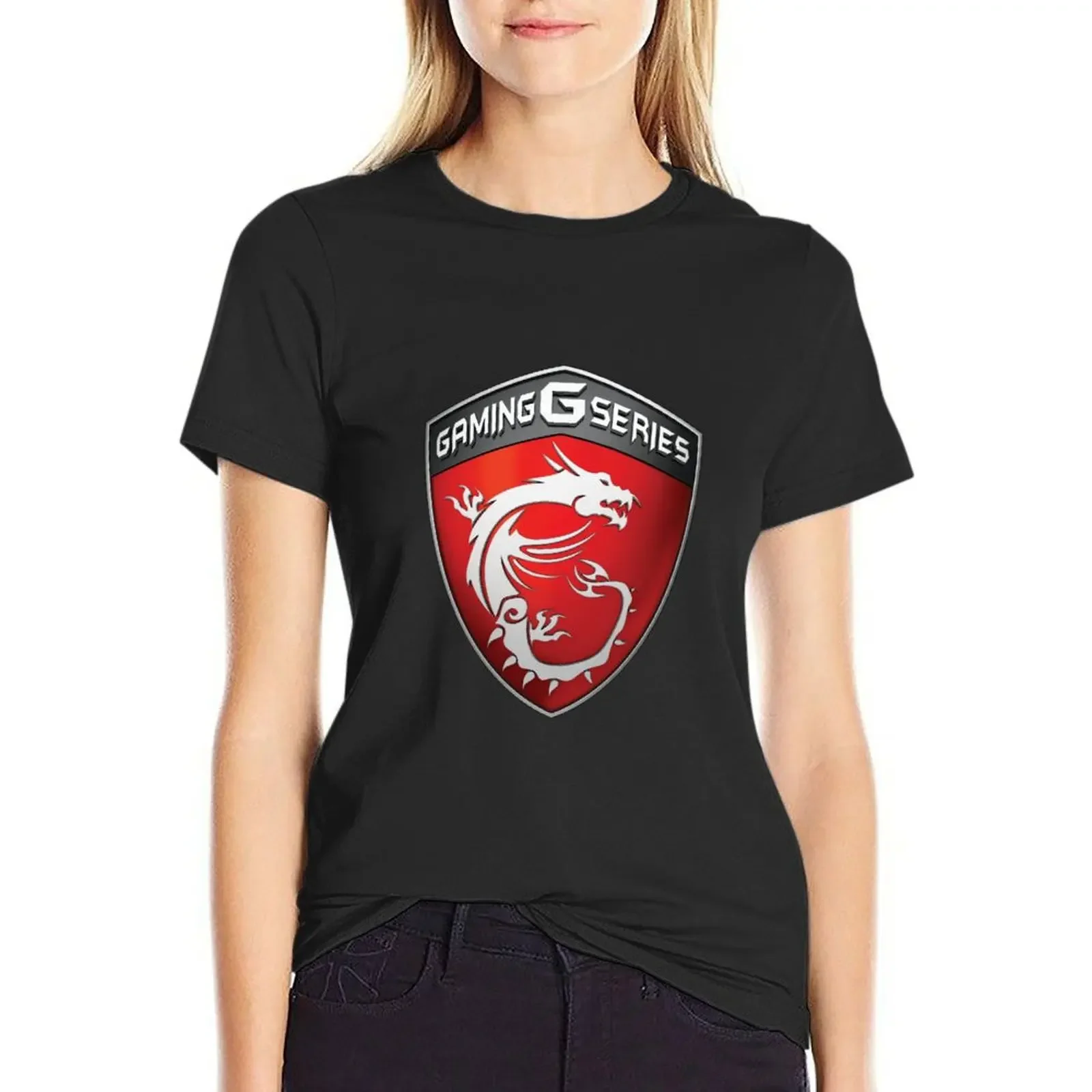 MSI Gaming Logo T-Shirt aesthetic clothes Female clothing quick-drying T-shirts for Women
MSI Gaming Logo T-Shirt aesthetic clothes Female clothing quick-drying T-shirts for Women
