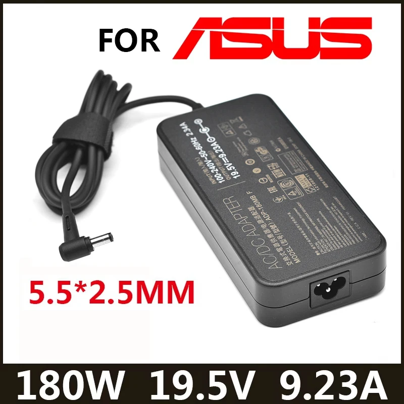 180W 19.5V 9.23A 5.5*2.5MM Laptop Adapter for Asus ROG G75 G75VW GL502VTGL502V G75VX GL502 G750JMN Gaming Charger Power Supply
180W 19.5V 9.23A 5.5*2.5MM Laptop Adapter for Asus ROG G75 G75VW GL502VTGL502V G75VX GL502 G750JMN Gaming Charger Power Supply