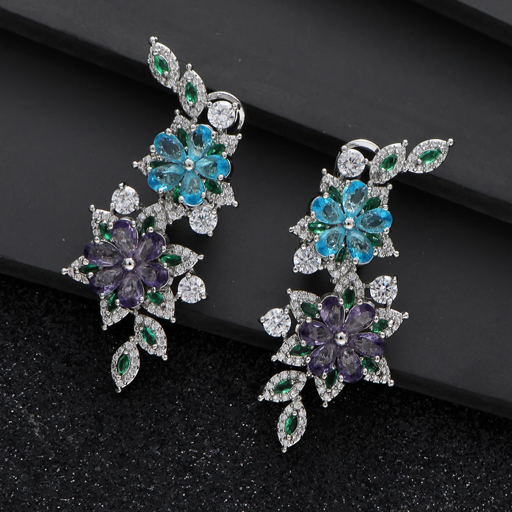 Luxury Trendy Spring Flowers Earrings For Women Wedding Sunflower Party CZ Cubic Zirconia Earring High Jewelry Addiction A0191
Luxury Trendy Spring Flowers Earrings For Women Wedding Sunflower Party CZ Cubic Zirconia Earring High Jewelry Addiction A0191