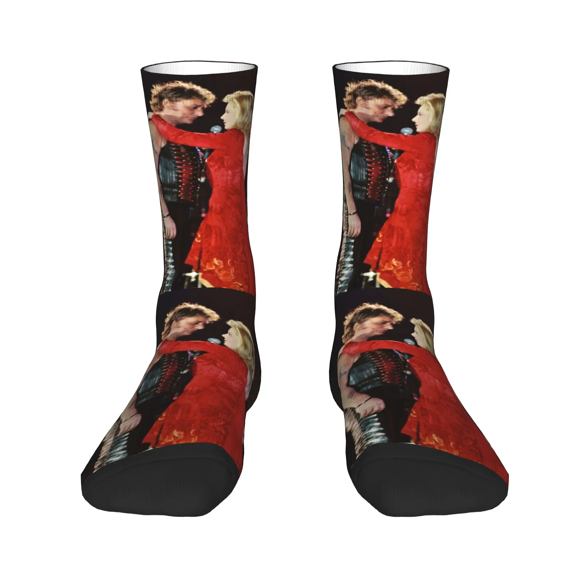 Johnny Hallyday And Audrey Dana Men's Crew Socks Unisex Kawaii French France Singer Spring Summer Autumn Winter Dress Socks
Johnny Hallyday And Audrey Dana Men's Crew Socks Unisex Kawaii French France Singer Spring Summer Autumn Winter Dress Socks
