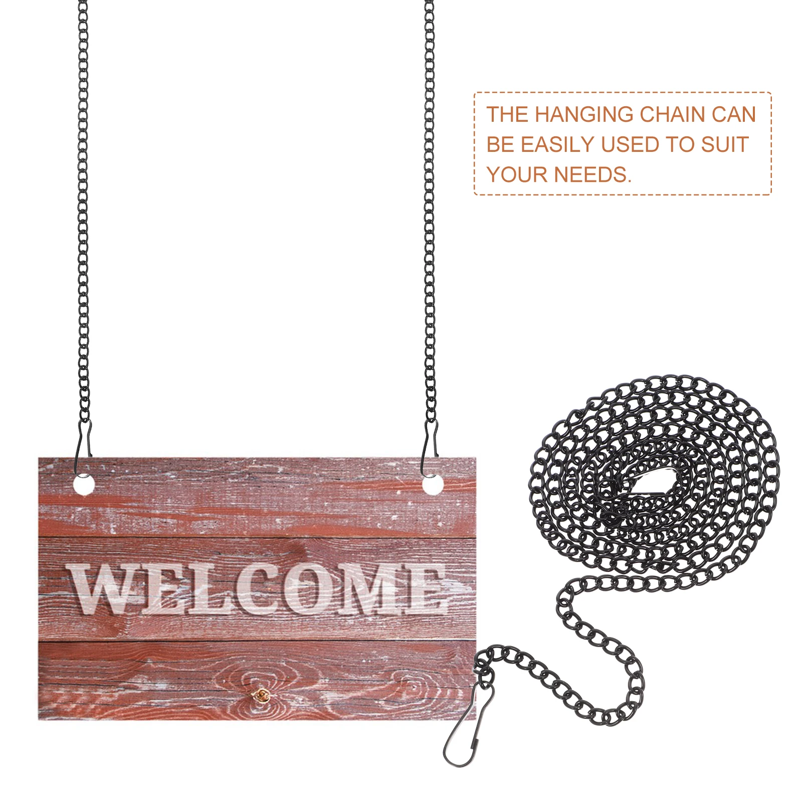 10Pcs Hanging Chain Iron Durable Heavy Duty for Plant Picture Poster Banner Bird Feeder Ornament Hooks Plant Chain
10Pcs Hanging Chain Iron Durable Heavy Duty for Plant Picture Poster Banner Bird Feeder Ornament Hooks Plant Chain