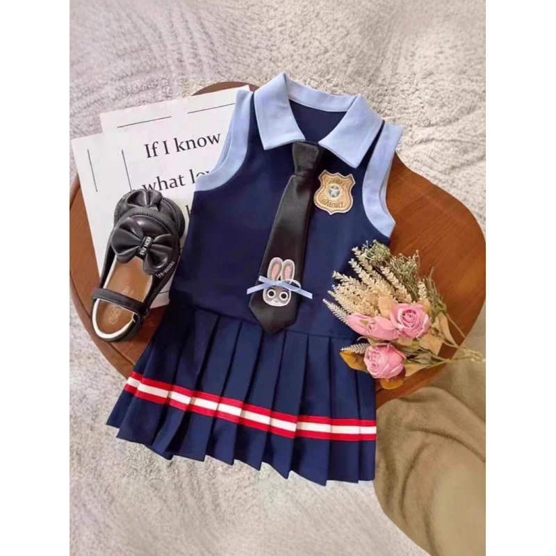 WDX-2025Summer New Girls' Preppy Style Sleeveless Pleated Skirt for Girls Cute and Graceful Dress28018
WDX-2025Summer New Girls' Preppy Style Sleeveless Pleated Skirt for Girls Cute and Graceful Dress28018