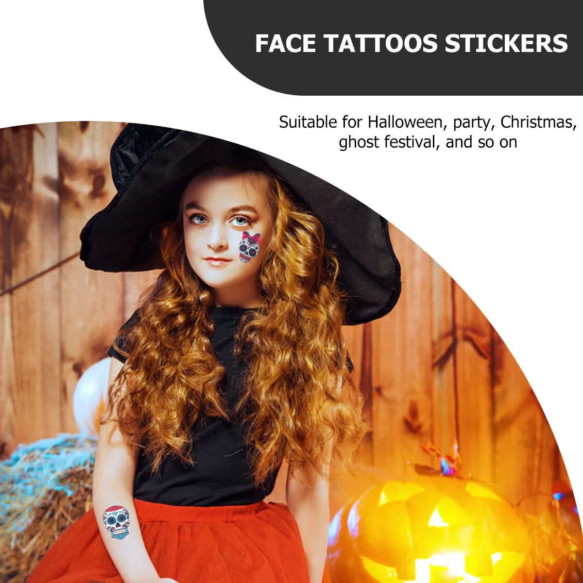 40pcs Face Stickers Temporary Tattoos Body Tattoos Waterproof Halloween Floral Body Time Use Painting
40pcs Face Stickers Temporary Tattoos Body Tattoos Waterproof Halloween Floral Body Time Use Painting